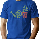 Fake Plastic Trees T-Shirt - Retro Graphic Tee for Men & Women - Blue