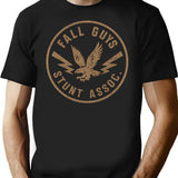 Fall Guy Stunt Association T-Shirt for Men & Women, T-Shirts Graphic Tee - Black