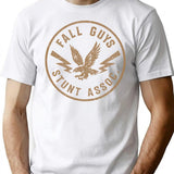 Fall Guy Stunt Association T-Shirt for Men & Women, T-Shirts Graphic Tee - White