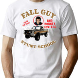 Fall Guy Stunt School And Bounty Hunters Dks T-Shirt for Men & Women, T-Shirts Graphic Tee - White