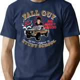 Fall Guy Stunt School And Bounty Hunters Dks T-Shirt for Men & Women, T-Shirts Graphic Tee - Navy