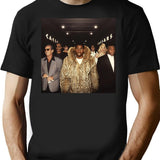 Family Crew Magic Smile Poster T-Shirt - Retro Graphic Tee for Men & Women - Black