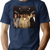Family Crew Magic Smile Poster T-Shirt - Retro Graphic Tee for Men & Women - Navy