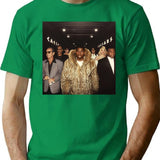 Family Crew Magic Smile Poster T-Shirt - Retro Graphic Tee for Men & Women - Green