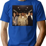 Family Crew Magic Smile Poster T-Shirt - Retro Graphic Tee for Men & Women - Blue