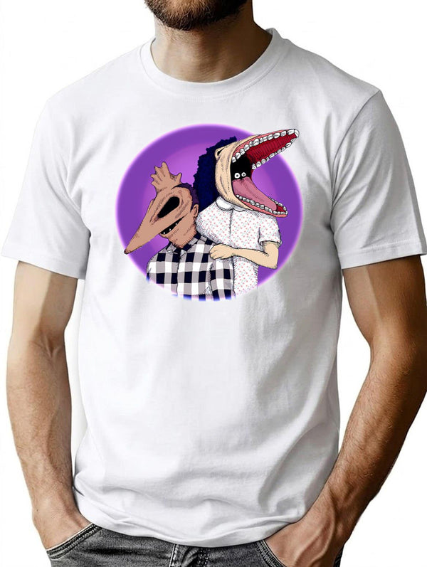 Family Portrait Of The Recently Deceased T-Shirt for Men & Women, T-Shirts Graphic Tee - White