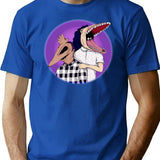 Family Portrait Of The Recently Deceased T-Shirt for Men & Women, T-Shirts Graphic Tee - Blue