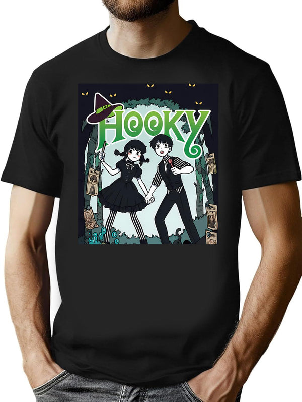 Fantasy Adventure Webcomic - Vintage Anime (1) T-Shirt for Men & Women, T-Shirts Graphic Tee - Black
