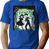Fantasy Adventure Webcomic - Vintage Anime (1) T-Shirt - Blue
