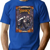 Fantasy Adventure Webcomic - Vintage Anime (2) T-Shirt for Men & Women, T-Shirts Graphic Tee - Blue