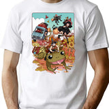 Fantasy Adventure Webcomic - Vintage Anime (4) T-Shirt - White