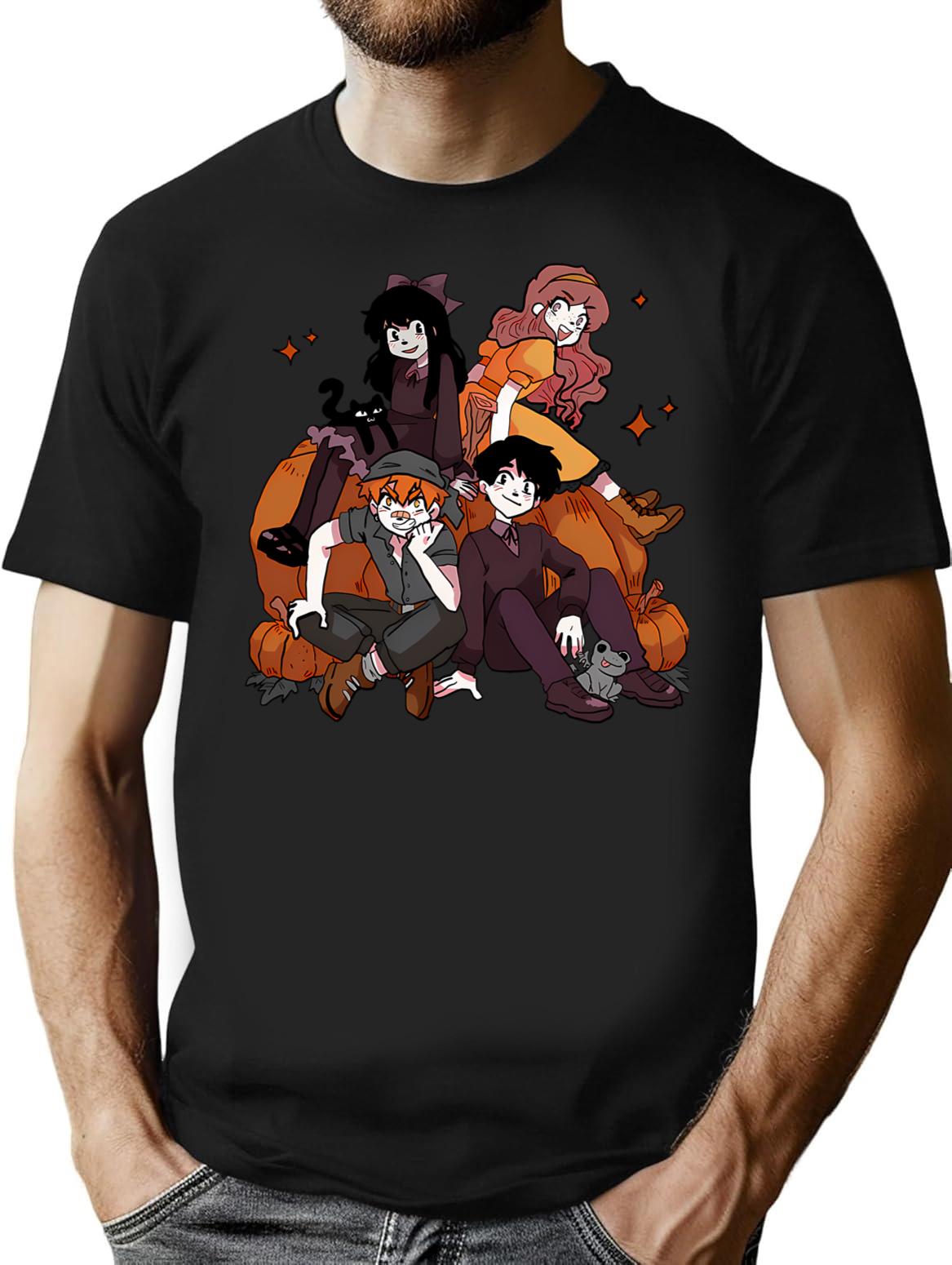 Fantasy Adventure Webcomic - Vintage Anime T-Shirt - Black