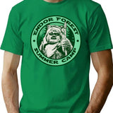 Far Away Creature Forest Summer Camp T-Shirt for Men & Women, T-Shirts Graphic Tee - Green