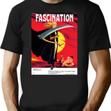Fascination T-Shirt for Men & Women, T-Shirts Graphic Tee - Black