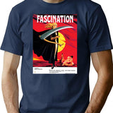 Fascination T-Shirt for Men & Women, T-Shirts Graphic Tee - Navy