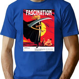 Fascination T-Shirt for Men & Women, T-Shirts Graphic Tee - Blue