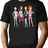Fashion Club T-Shirt - Retro Graphic Tee for Men & Women - Black