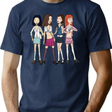 Fashion Club T-Shirt - Retro Graphic Tee for Men & Women - Navy