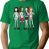 Fashion Club T-Shirt - Retro Graphic Tee for Men & Women - Green