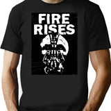 Favorite Custom Shirt Fire Rises T-Shirt - Retro Graphic Tee for Men & Women - Black