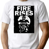 Favorite Custom Shirt Fire Rises T-Shirt - Retro Graphic Tee for Men & Women - White