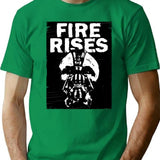 Favorite Custom Shirt Fire Rises T-Shirt - Retro Graphic Tee for Men & Women - Green