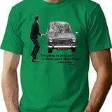 Fawlty Towers I'm Going To Give You A Damn Good Thrashing T-Shirt - Green
