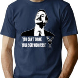 Fawlty Towers - You Can'T Drink Your Screwdrivers Funny T-Shirt for Men & Women, T-Shirts Graphic Tee - Navy