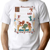 Fck Around And Find Out Medieval Style - Funny Retro Vintage English History (Dark) T-Shirt for Men & Women, T-Shirts Graphic Tee - White