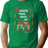 Fck Around And Find Out Medieval Style - Funny Retro Vintage English History (Dark) T-Shirt for Men & Women, T-Shirts Graphic Tee - Green