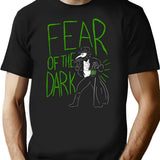 Fear Of The Dark T-Shirt for Men & Women, T-Shirts Graphic Tee - Black