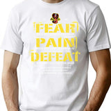 Fear Pain Defeat Does Not Exist In This Dojo T-Shirt for Men & Women, T-Shirts Graphic Tee - White