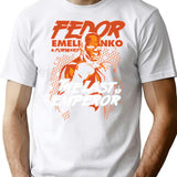 Fedor Emelianenko Essential T Shirt - Retro Graphic Tee for Men & Women - White
