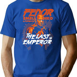Fedor Emelianenko Essential T Shirt - Retro Graphic Tee for Men & Women - Blue