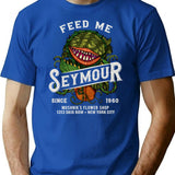 Feed Me Seymour T-Shirt for Men & Women, T-Shirts Graphic Tee - Blue