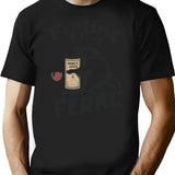 Feeling Feral Funny Raccoon T-Shirt - Sarcastic Humor Graphic Tee - Black