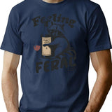 Feeling Feral Funny Raccoon T-Shirt - Sarcastic Humor Graphic Tee - Navy
