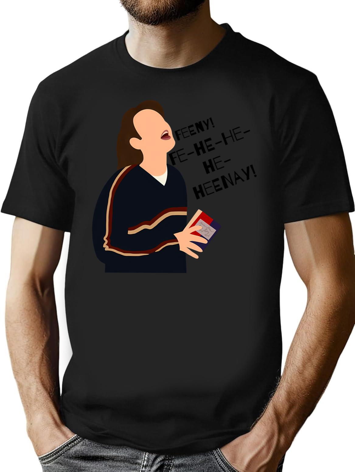 Feeny T-Shirt - Retro Graphic Tee for Men & Women - Black