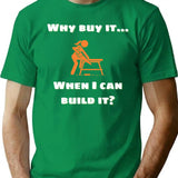 Female Carpenter T-Shirt - Retro Graphic Tee for Men & Women - Green