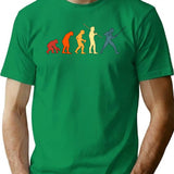 Fencing Fencing Retro Evolution Sword Sport Fencer T-Shirt - Green