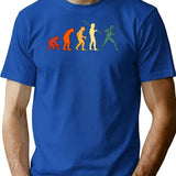 Fencing Fencing Retro Evolution Sword Sport Fencer T-Shirt - Blue