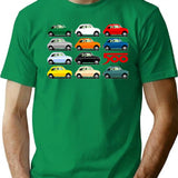 Fiat 500 Side View Classic Shirt Hoodie 2 Classic T Shirt - Green