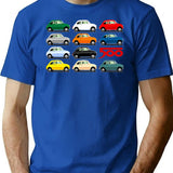 Fiat 500 Side View Classic Shirt Hoodie 2 Classic T Shirt - Blue