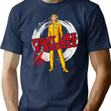 Fight Like A Badass T-Shirt for Men & Women, T-Shirts Graphic Tee - Navy