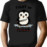 Fight Or Flight T-Shirt - Retro Graphic Tee for Men & Women - Black