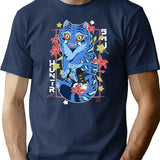 Films 2025 Animated Kpop Logo Fan Musical T-Shirt for Men & Women, T-Shirts Graphic Tee - Navy