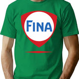 Fina Racing Fuel 2 T-Shirt - Retro Graphic Tee for Men & Women - Green