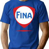 Fina Racing Fuel 2 T-Shirt - Retro Graphic Tee for Men & Women - Blue