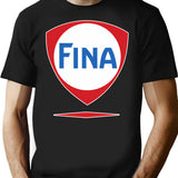 Fina Racing Fuel T-Shirt - Retro Graphic Tee for Men & Women - Black