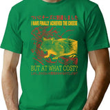 Finally Achieved The Cheese T-Shirt - Retro Graphic Tee for Men & Women - Green
